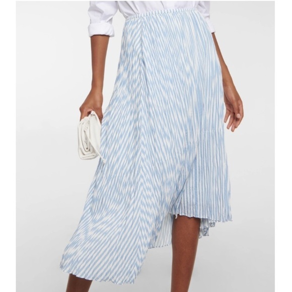 NWT Vince Striped Midi Skirt, size L, perfect summer staple to dress up or down - Picture 4 of 10